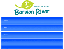 Tablet Screenshot of barwoncaravanpark.com.au